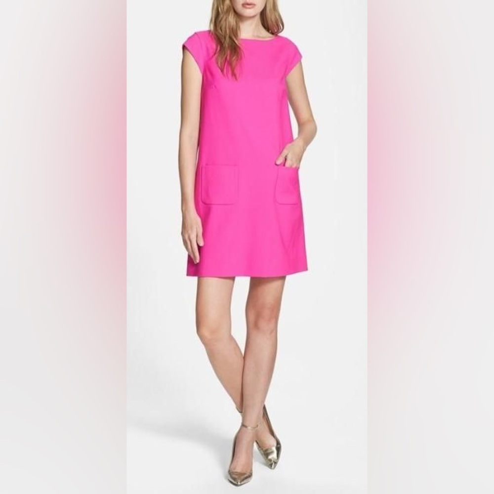 Kate Spade Pink Wool Shift Dress